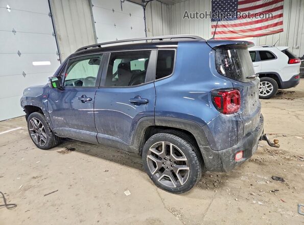 ZACNJDD12MPN32179 2021 JEEP RENEGADE Blue უკანა მარცხენა