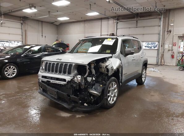 ZACNJDD19MPM34346 2021 JEEP RENEGADE Silver წინა მარცხენა ხედი სამი მეოთხედიდან