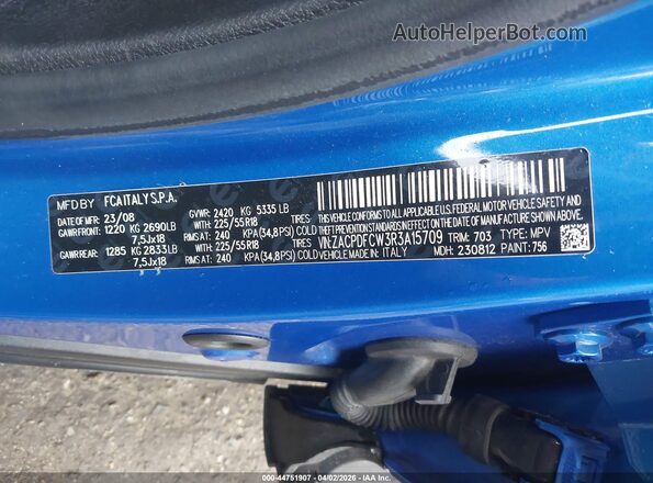 ZACPDFCW3R3A15709 2024 DODGE OTHER Blue Շարժիչի բաժամունքի տեսք