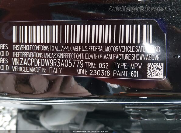 ZACPDFDW9R3A05779 2024 DODGE OTHER Black ძრავის განყოფილების ხედი