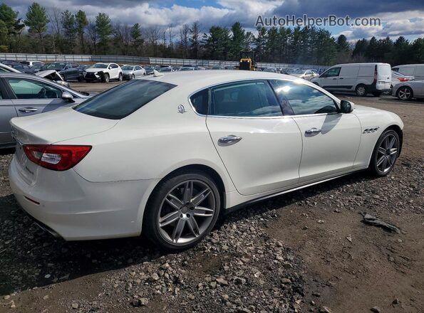 ZAM56RRA4H1230081 2017 MASERATI QUATTROPOR Белый Задняя правая четверть