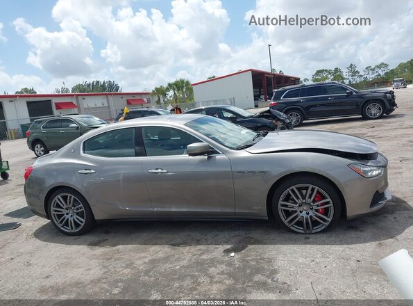 ZAM57RSA6G1177339 2016 MASERATI GHIBLI Gray Rear interior view