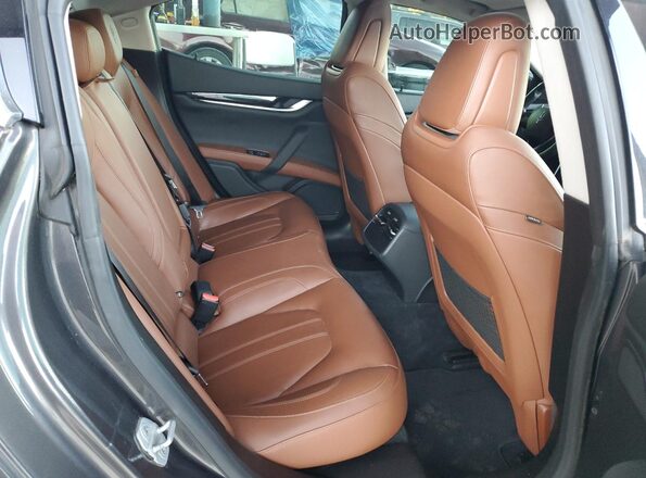 ZAM57RSS4H1258138 2017 MASERATI GHIBLI Black Rear seats view