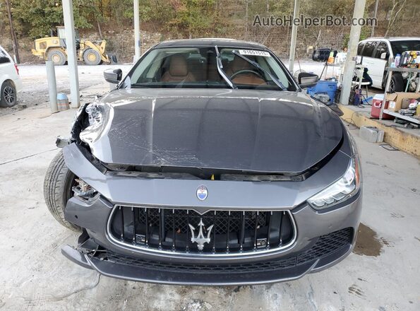 ZAM57RSS4H1258138 2017 MASERATI GHIBLI Black Front view