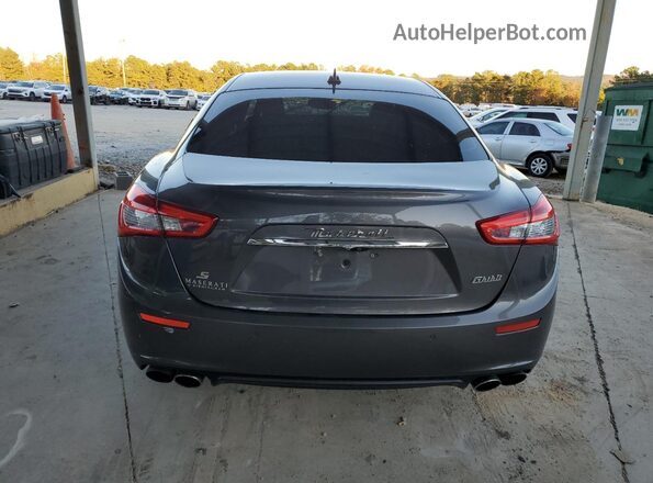 ZAM57RSS4H1258138 2017 MASERATI GHIBLI Black Rear view