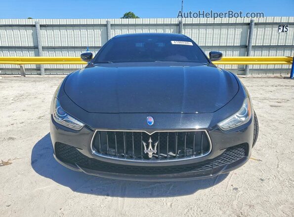 ZAM57RTA3H1213293 2017 MASERATI GHIBLI Черный Вид спереди
