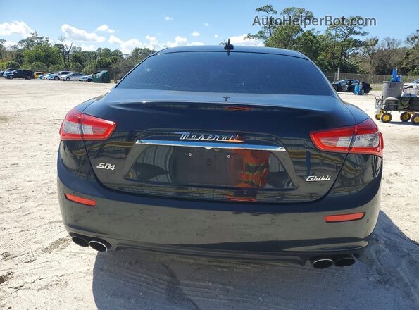 ZAM57RTA3H1213293 2017 MASERATI GHIBLI Черный Вид сзади