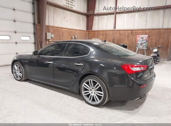 ZAM57RTL1H1197614 2017 MASERATI GHIBLI Black Trasero izquierdo