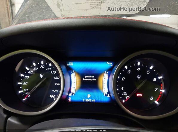 ZAM57RTL1H1197614 2017 MASERATI GHIBLI Black Vista de los asientos traseros