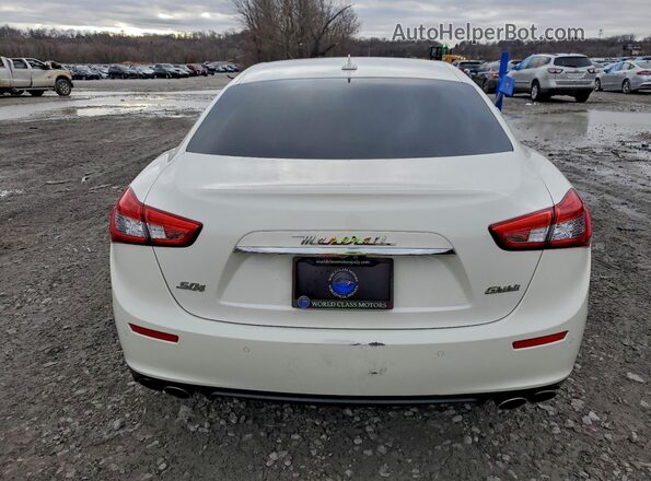 ZAM57RTL3H1242830 2017 MASERATI GHIBLI White Widok z tyłu