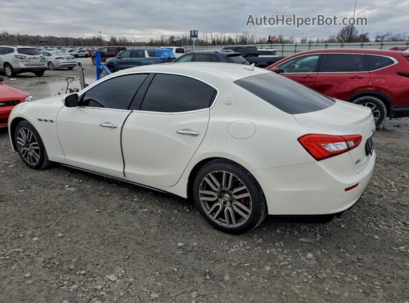 ZAM57RTL3H1242830 2017 MASERATI GHIBLI White Tył lewy