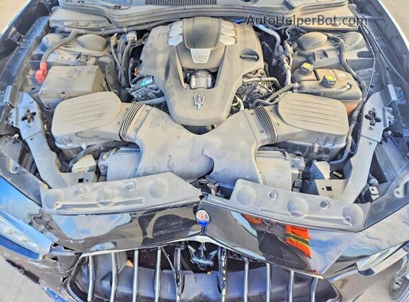 ZAM57XSA0K1308617 2019 MASERATI GHIBLI Черный Вид задней части салона