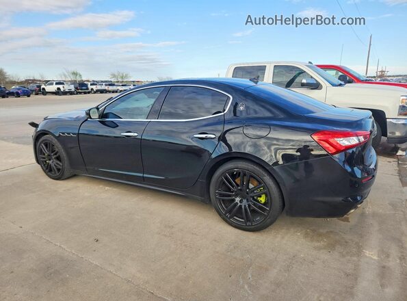 ZAM57XSA0K1308617 2019 MASERATI GHIBLI Черный Задняя левая четверть
