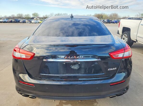 ZAM57XSA0K1308617 2019 MASERATI GHIBLI Черный Вид сзади