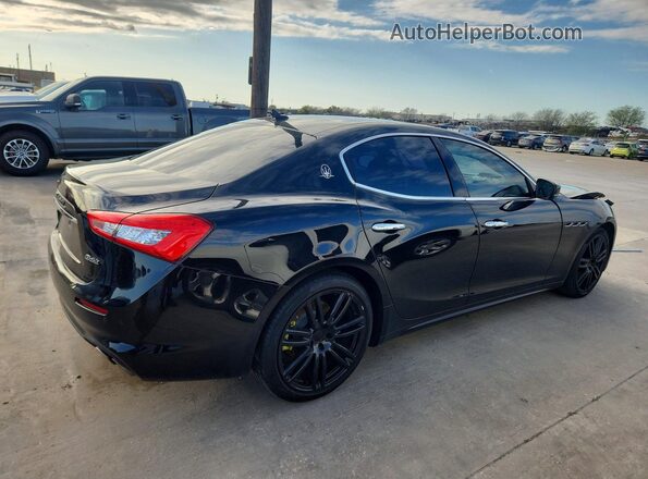 ZAM57XSA0K1308617 2019 MASERATI GHIBLI Черный Задняя правая четверть