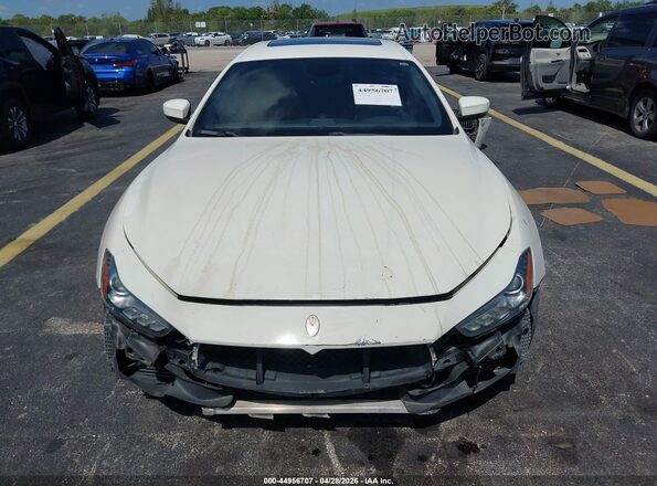 ZAM57XSA2H1212626 2017 MASERATI GHIBLI White უკანა სალონის ხედი