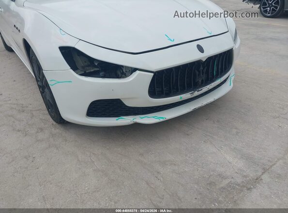 ZAM57XSA4H1226558 2017 MASERATI GHIBLI White Front view