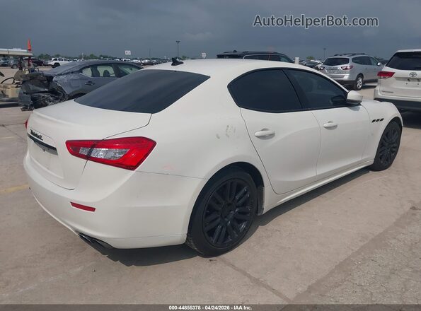 ZAM57XSA4H1226558 2017 MASERATI GHIBLI White Rear right