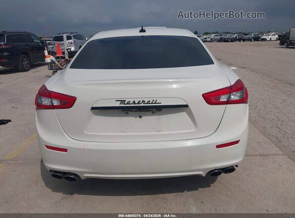 ZAM57XSA4H1226558 2017 MASERATI GHIBLI White 