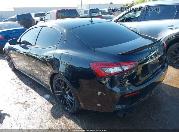 ZAM57YSA2K1325053 2019 MASERATI GHIBLI Black Trasero izquierdo