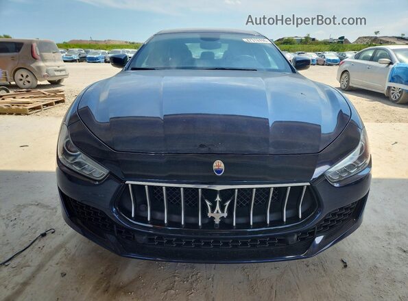 ZAM57YSA9M1367044 2021 MASERATI GHIBLI Blue Front view