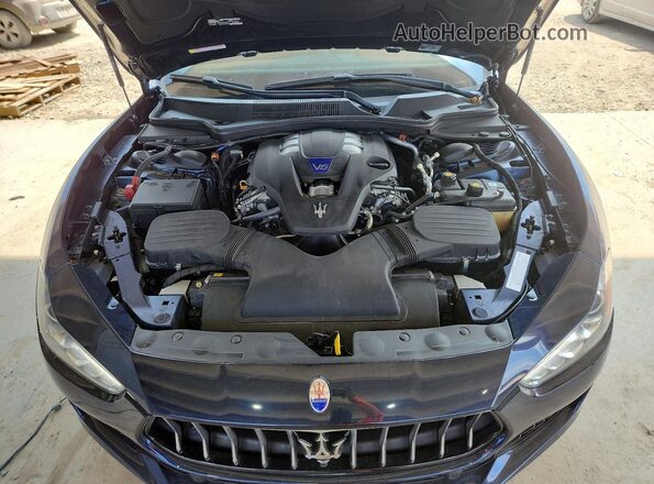 ZAM57YSA9M1367044 2021 MASERATI GHIBLI Blue Rear interior view