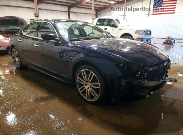 ZAM57YSLXK1319230 2019 MASERATI GHIBLI Blue Przód prawy