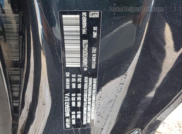 ZAMBMVDB2RX432708 2024 MASERATI GRANTURISM Black ძრავის განყოფილების ხედი