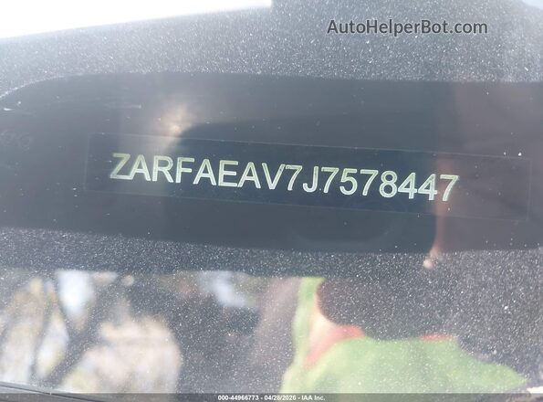 ZARFAEAV7J7578447 2018 ALFA ROMEO GIULIA Black 