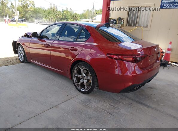 ZARFAECN5J7580985 2018 ALFA ROMEO GIULIA Red Հետևի ձախ