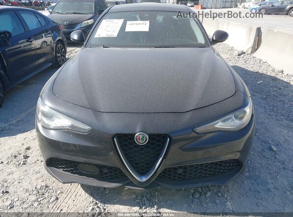 ZARFAEENXH7538433 2017 ALFA ROMEO GIULIA Black Widok zestawu wskaźników