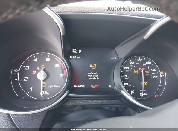 ZARFAMAN4P7671011 2023 ALFA ROMEO GIULIA White უკანა სავარძლების ხედი