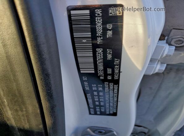 ZARFAMAN7N7655348 2022 ALFA ROMEO GIULIA White Widok komory silnika