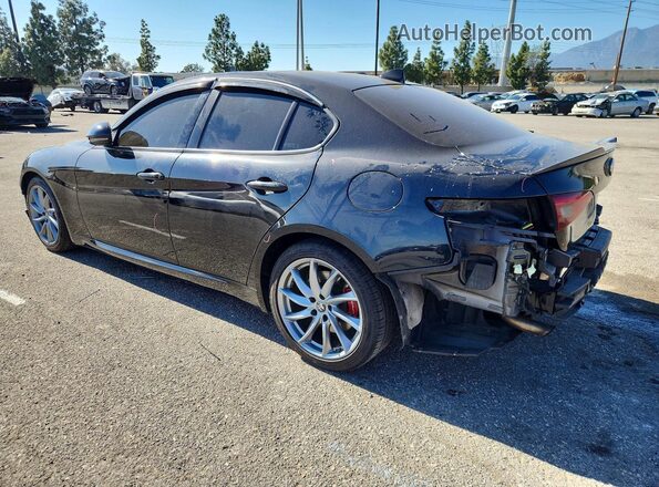 ZARFAMBN1N7652766 2022 ALFA ROMEO GIULIA Black Rear left