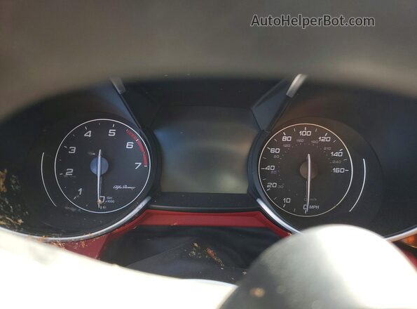ZARFAMBN2K7604575 2019 ALFA ROMEO GIULIA Белый Вид щитка приборов