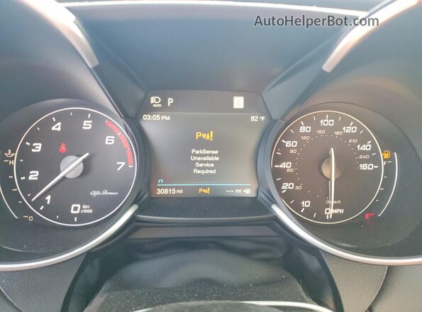 ZARFAMBN4P7669628 2023 ALFA ROMEO GIULIA White Instrument cluster view