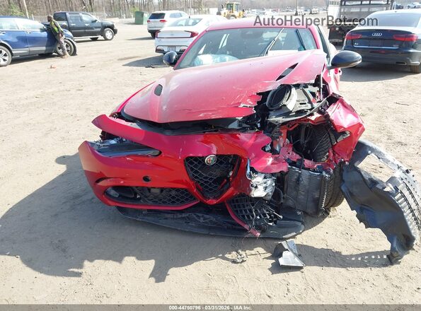 ZARFAMEV9R7686813 2024 ALFA ROMEO GIULIA Red Вид спереду