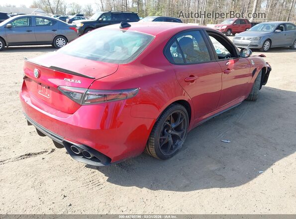 ZARFAMEV9R7686813 2024 ALFA ROMEO GIULIA Red Задня права чверть
