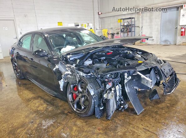 ZARFAMEVXP7676787 2023 ALFA ROMEO GIULIA Black Передня права чверть