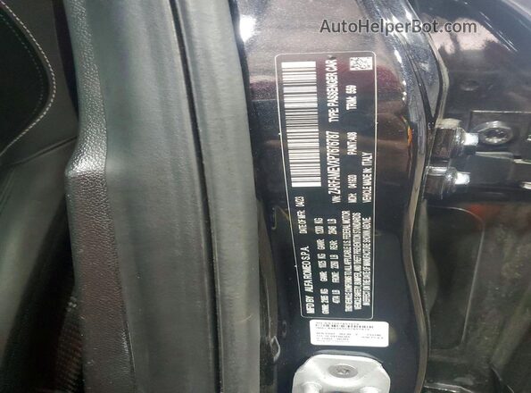 ZARFAMEVXP7676787 2023 ALFA ROMEO GIULIA Black Вид наклейки з VIN-кодом