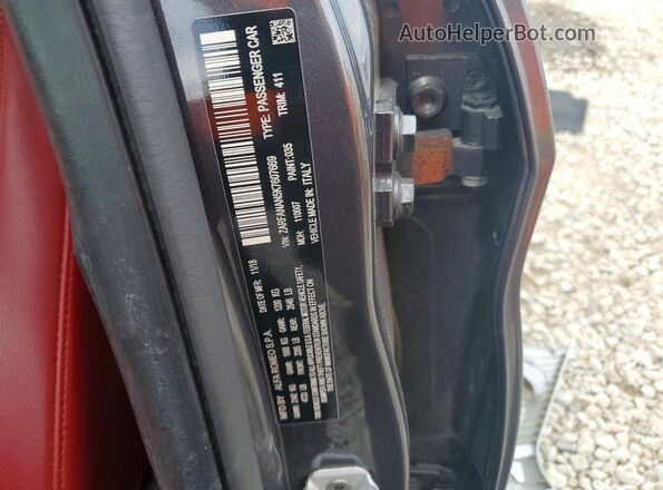 ZARFANAN5K7607669 2019 ALFA ROMEO GIULIA Серый 