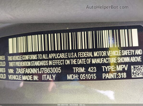 ZASFAKNN1J7B63005 2018 ALFA ROMEO STELVIO Gray Engine compartment view