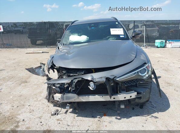 ZASFAKNN1J7B63005 2018 ALFA ROMEO STELVIO Gray Dashboard view