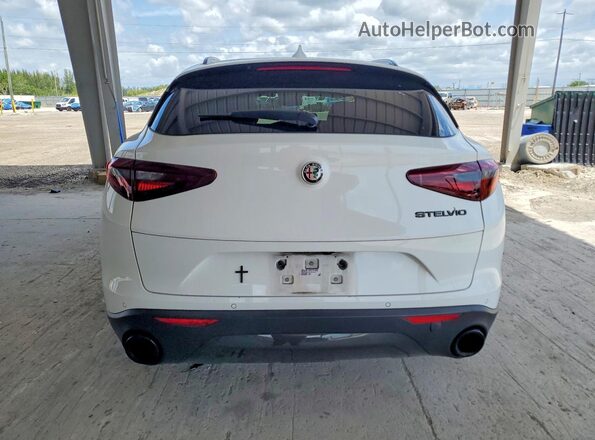 ZASPAJAN2L7C91356 2020 ALFA ROMEO STELVIO White Հետևի տեսք