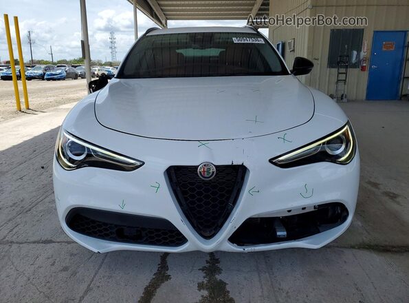 ZASPAJAN2L7C91356 2020 ALFA ROMEO STELVIO White Դիմացի տեսք