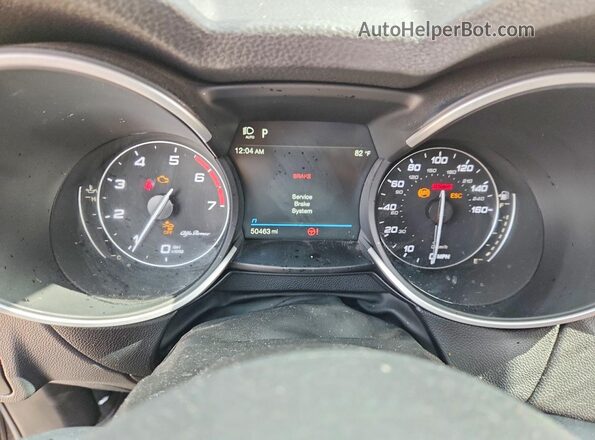 ZASPAJAN3N7D48005 2022 ALFA ROMEO STELVIO Black Instrument cluster view