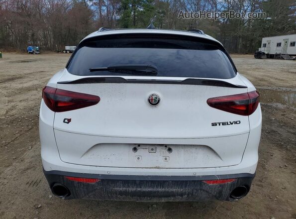 ZASPAKBN0K7C40988 2019 ALFA ROMEO STELVIO White Вид ззаду