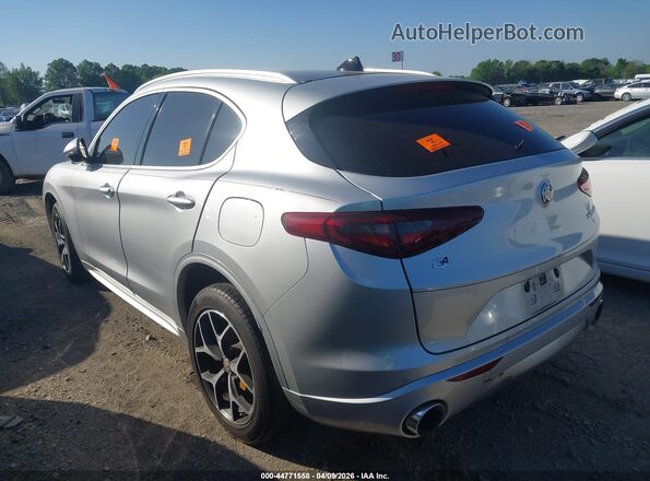 ZASPAKBN0L7C82661 2020 ALFA ROMEO STELVIO Silver Trasero izquierdo