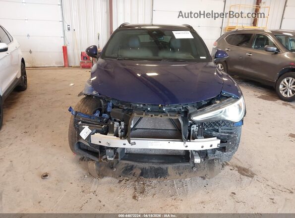 ZASPAKBN0L7C97354 2020 ALFA ROMEO STELVIO Blue Widok z przodu