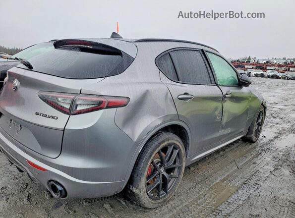 ZASPAKBN0M7D18043 2021 ALFA ROMEO STELVIO Серый Задняя правая четверть